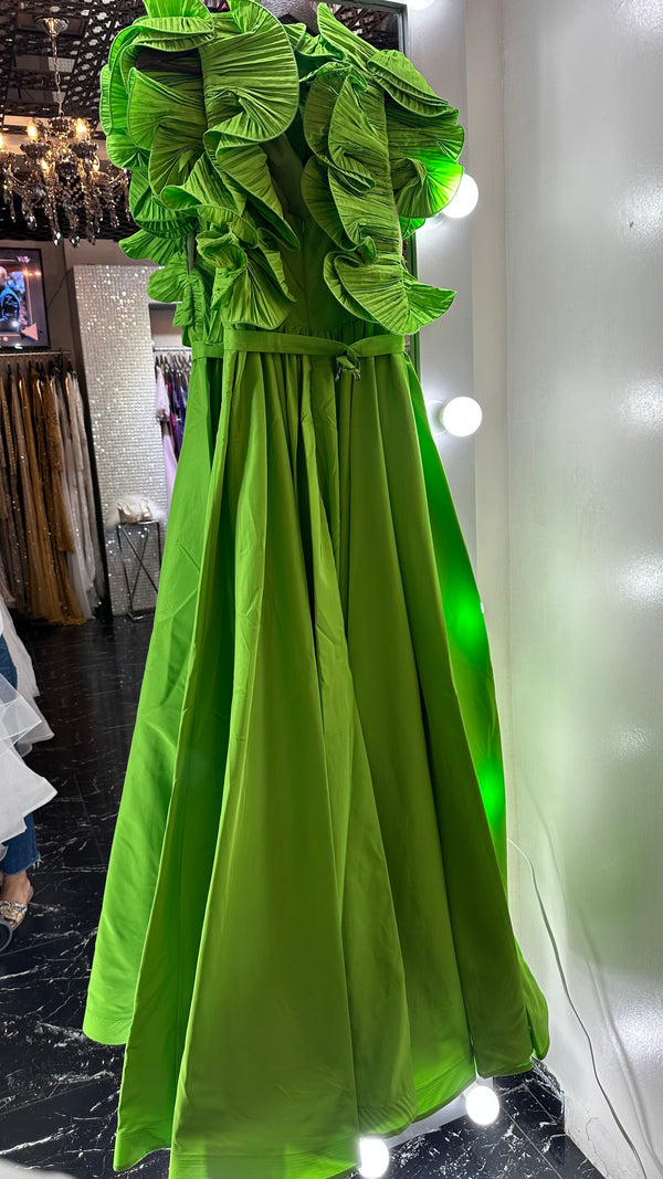 Oriana ruffled dress