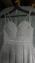 Soft pink brocade dress