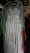 Soft pink brocade dress