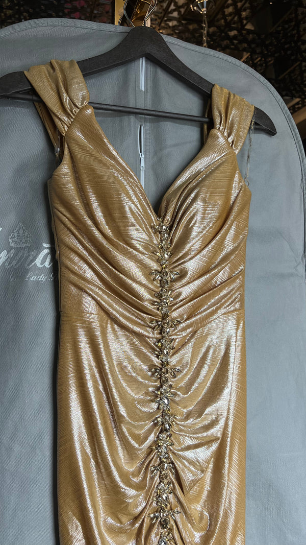 Aurora Luxe Lamé Drapeado