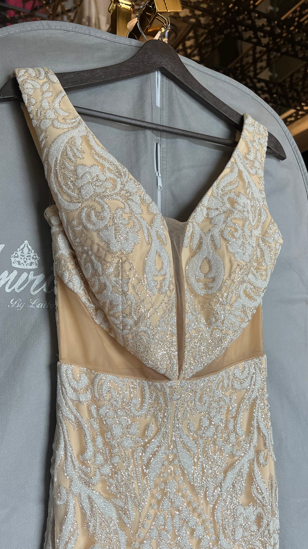 Sparkle and Shine beige dress