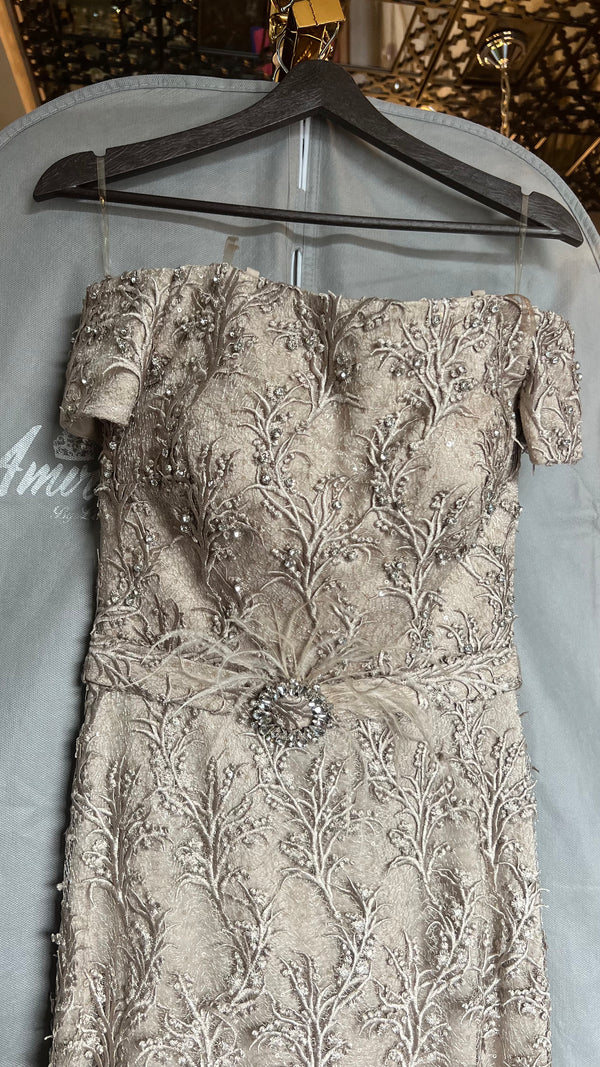 Mystic gold subtle shine dress