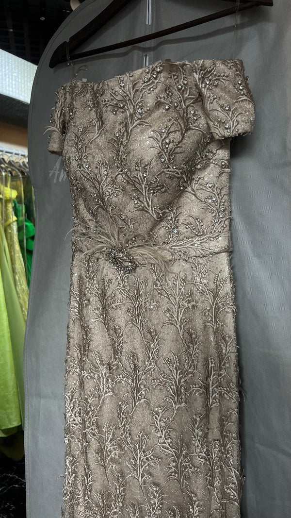 Mystic gold subtle shine dress