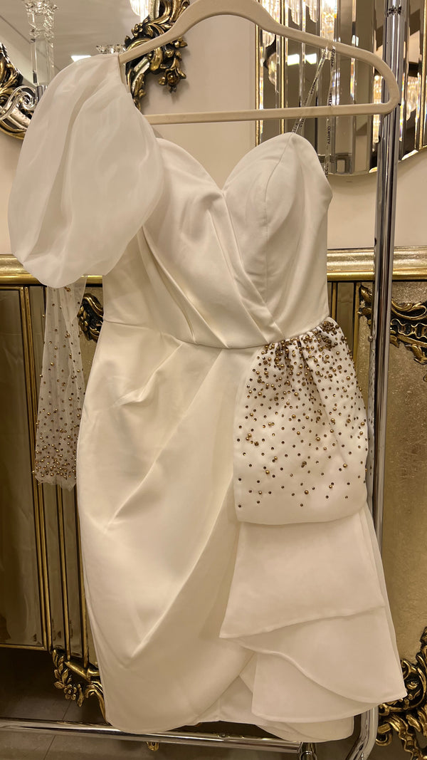 Cyla short bridal dress