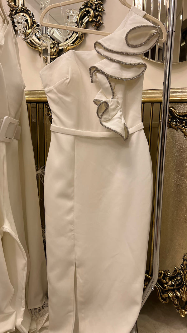 Dina short bridal dress