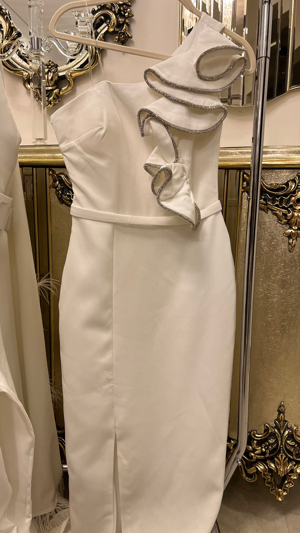 Dina short bridal dress