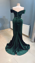 Vestido velvet verde oscuro (Encargo especial)