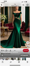 Vestido velvet verde oscuro (Encargo especial)